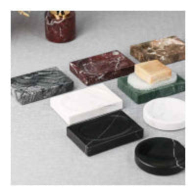 Porte  savon  marbre naturel  élégance 